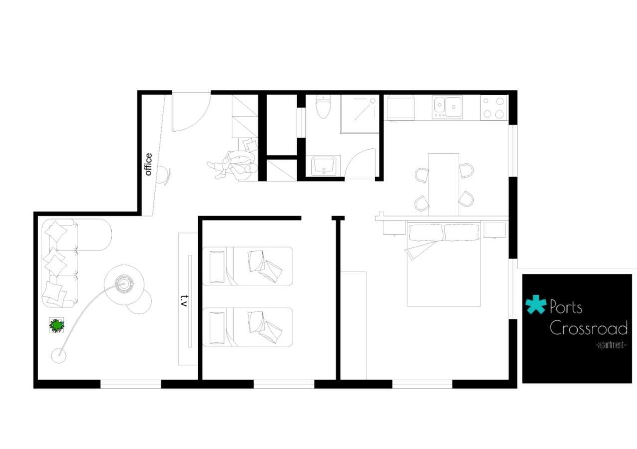Ports Crossroad C Appartement Piraeus Buitenkant foto